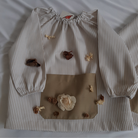 uniforme de colegio beige