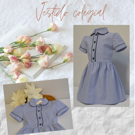 uniforme de colegial blanco y rojo