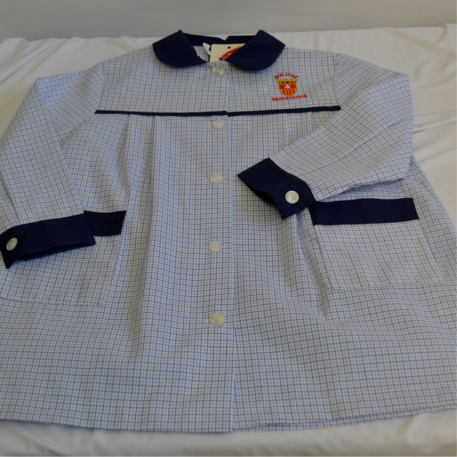 uniforme de colegial azul