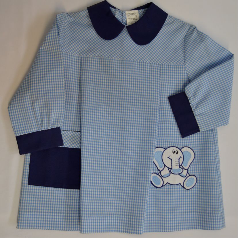 babi azul claro con estampado